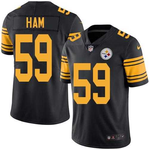Nike Men & Women & Youth Steelers 59 Jack Ham Black Color Rush Limited Jersey,We sell and wholesale Nike Men & Women & Youth Steelers 59 Jack Ham Black Color Rush Limited Jersey on line form chian!